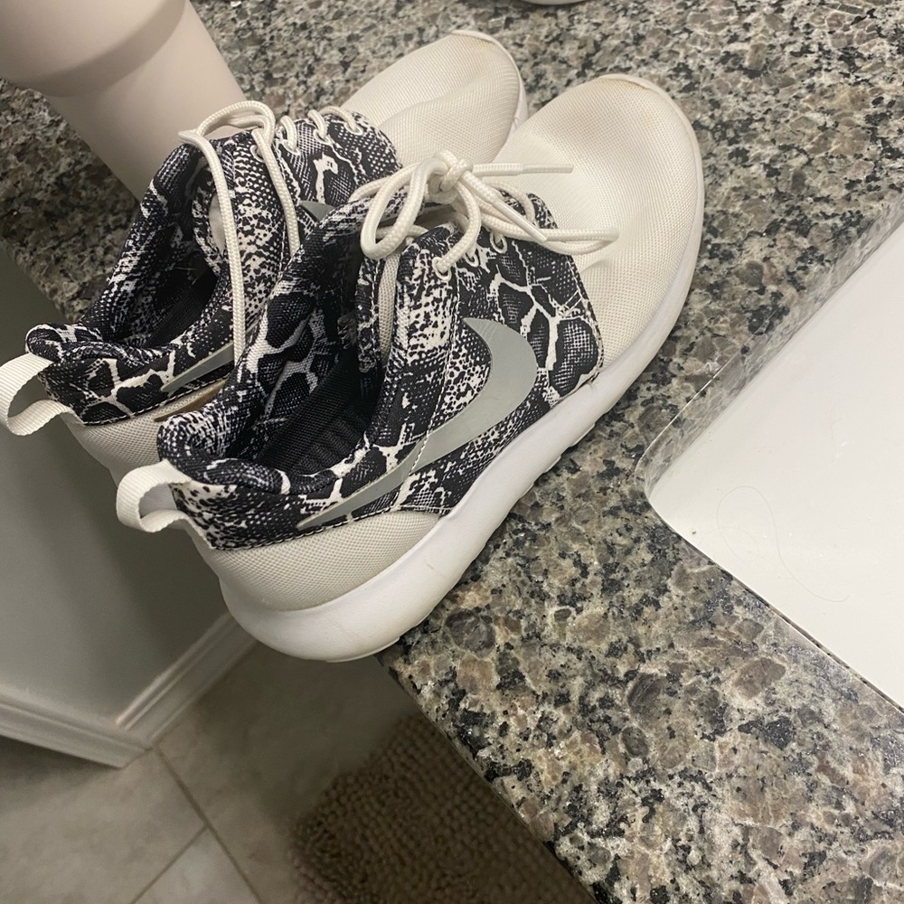 Nike snake skin running shoes